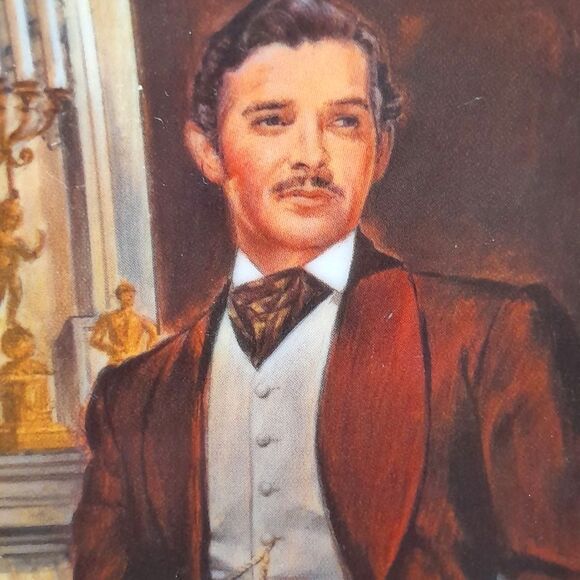 Knowles "Rhett" Gone with the Wind Vintage Plate - Picture 3 of 13